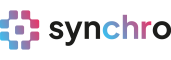 Synchro - Logo + Logotype - Dégradé Noir